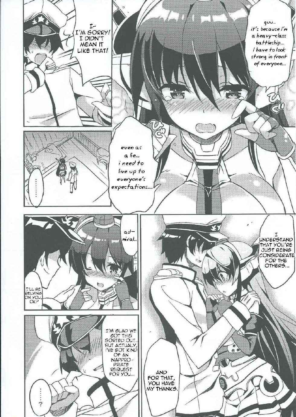 (C87) [odin (Kurokawa IZUMI)] Jitsu wa Nagato-san wa Chou Kawaii Mono Suki! Datta no desu. (Kantai Collection -KanColle-) [English] [constantly] - Page 6