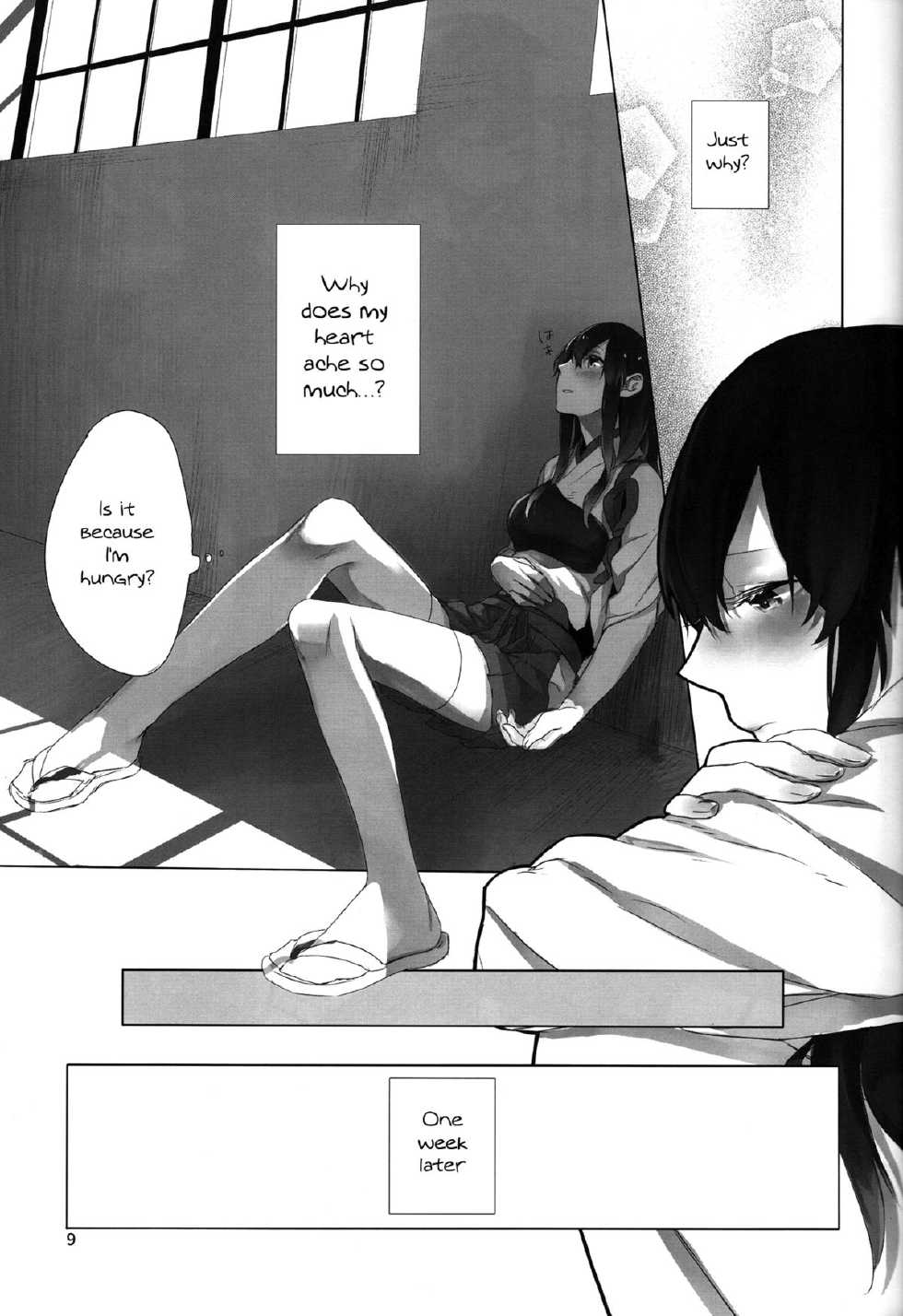 (C87) [Sleeper (Nekomura)] Ippai Taberu Kimi ga Suki! | I love the one who eats a lot (Kantai Collection -KanColle-) [English] {Yuri Reviews + Mai88} - Page 8