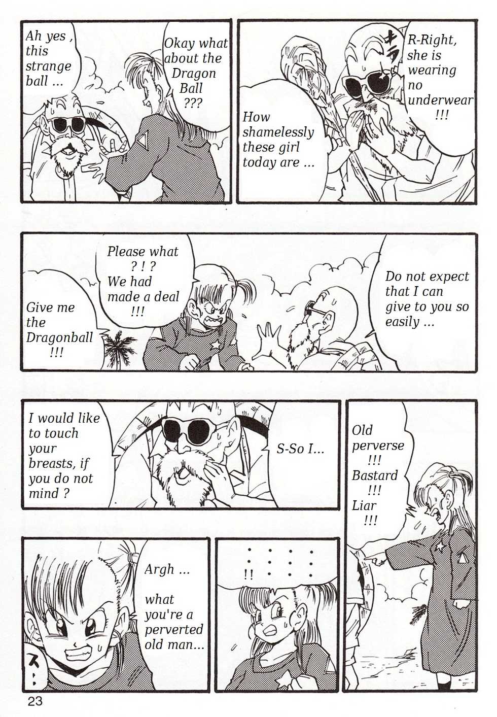 (C83) [Monkees (YoungJiJii)] Dragon Ball EB 1 - Episode of Bulma (Dragon Ball) [English] [R0tagemo] - Page 23