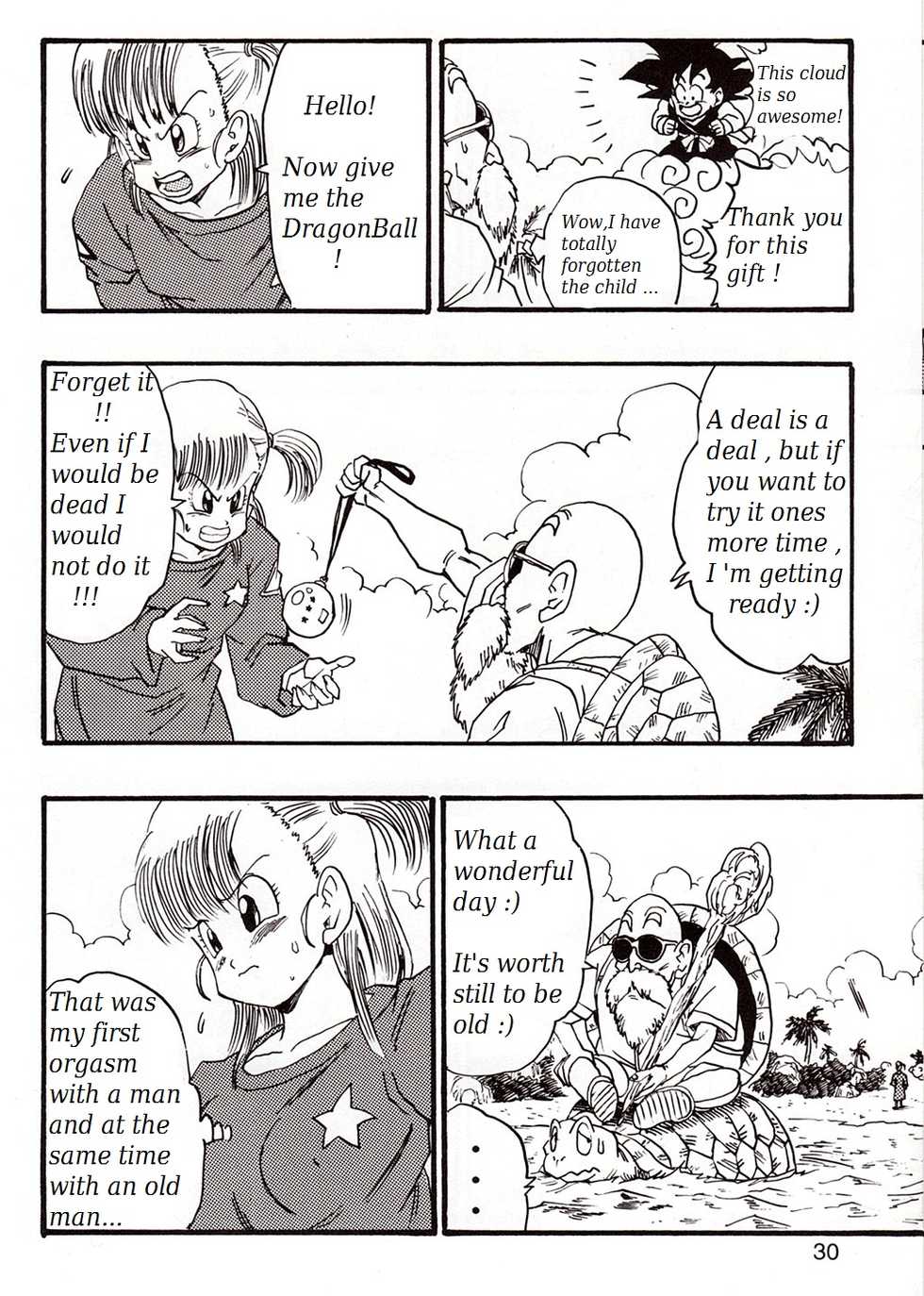 (C83) [Monkees (YoungJiJii)] Dragon Ball EB 1 - Episode of Bulma (Dragon Ball) [English] [R0tagemo] - Page 30