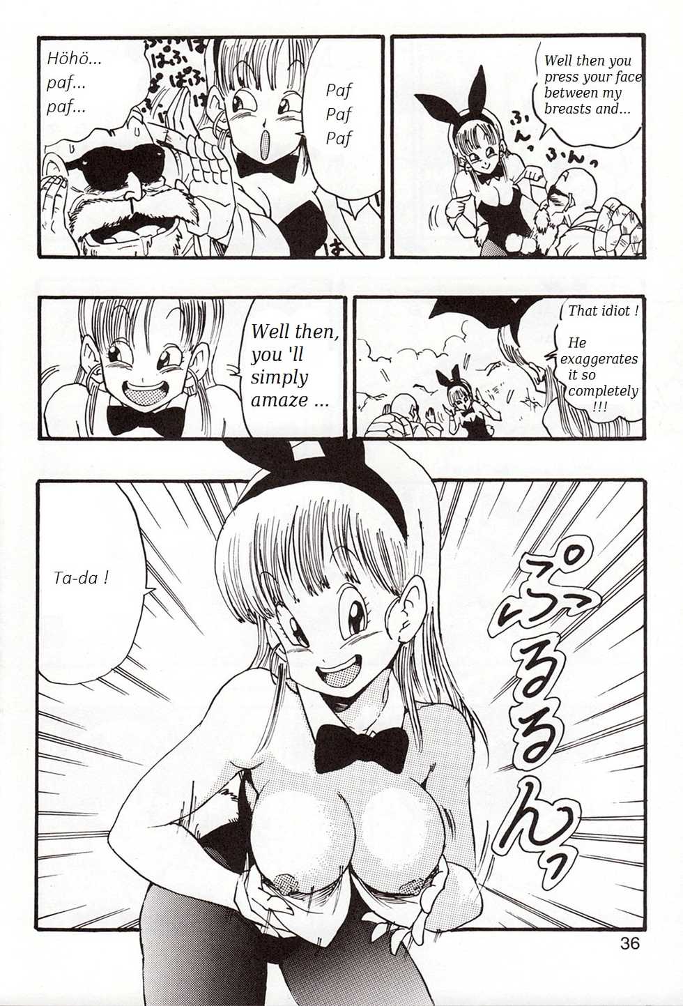 (C83) [Monkees (YoungJiJii)] Dragon Ball EB 1 - Episode of Bulma (Dragon Ball) [English] [R0tagemo] - Page 36