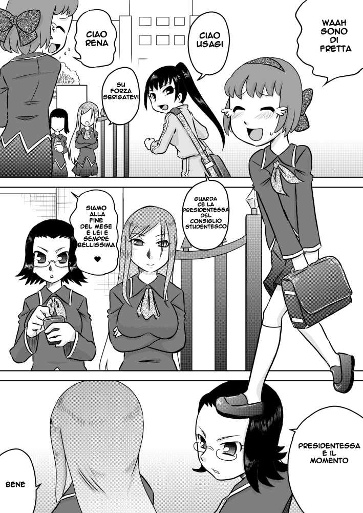 [Calpis Koubou] Sei Futanari Seitokai ~Gohoubi wa Seieki Buro~ [Italian] [H.K Italian] [Digital] - Page 2