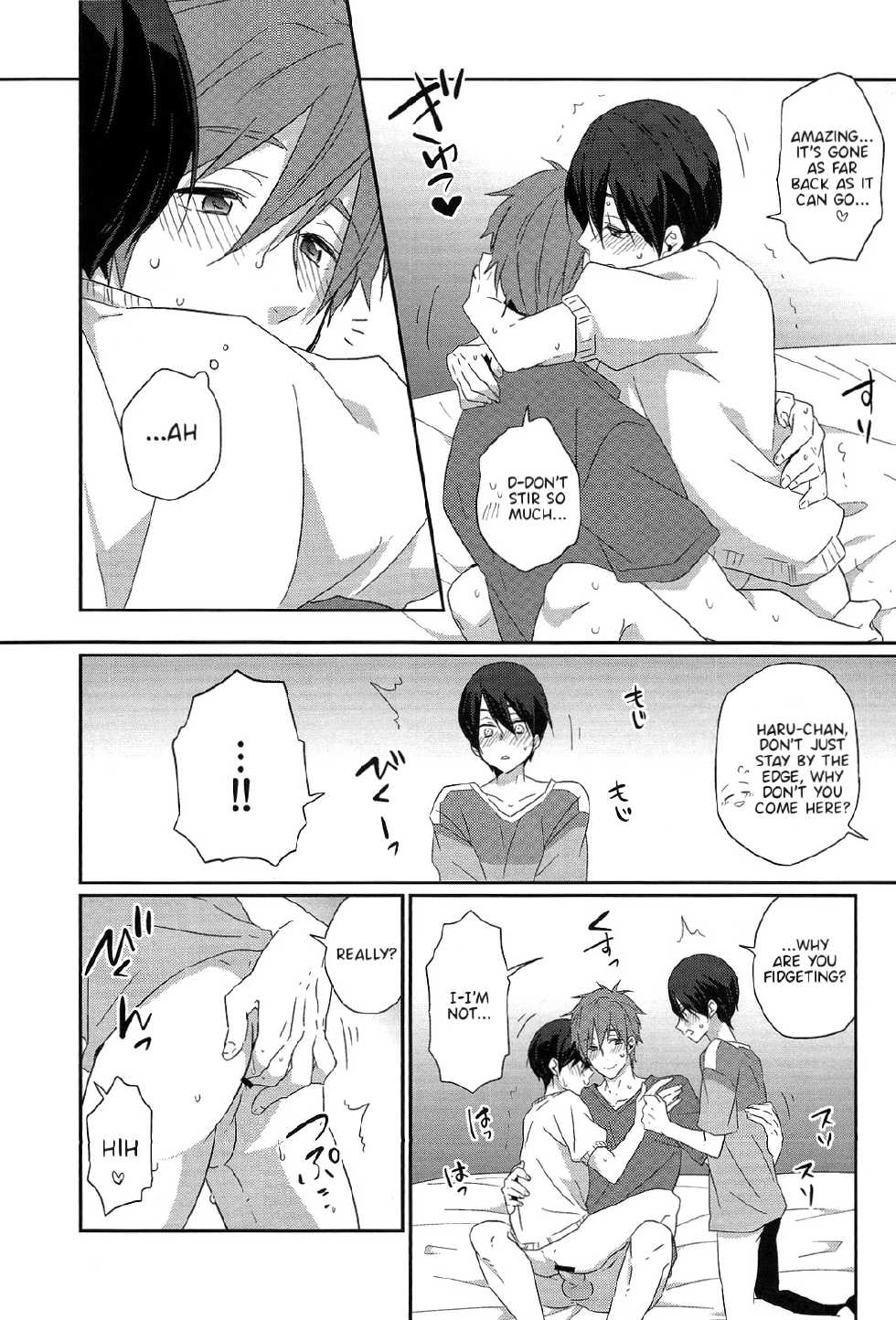 (Renai Jiyuugata! Osaka Taikai 2) [KH. (Yuki)] Ryote ni Haru. | A Haru in Both Hands. (Free!) [English] {Anneioux} - Page 8