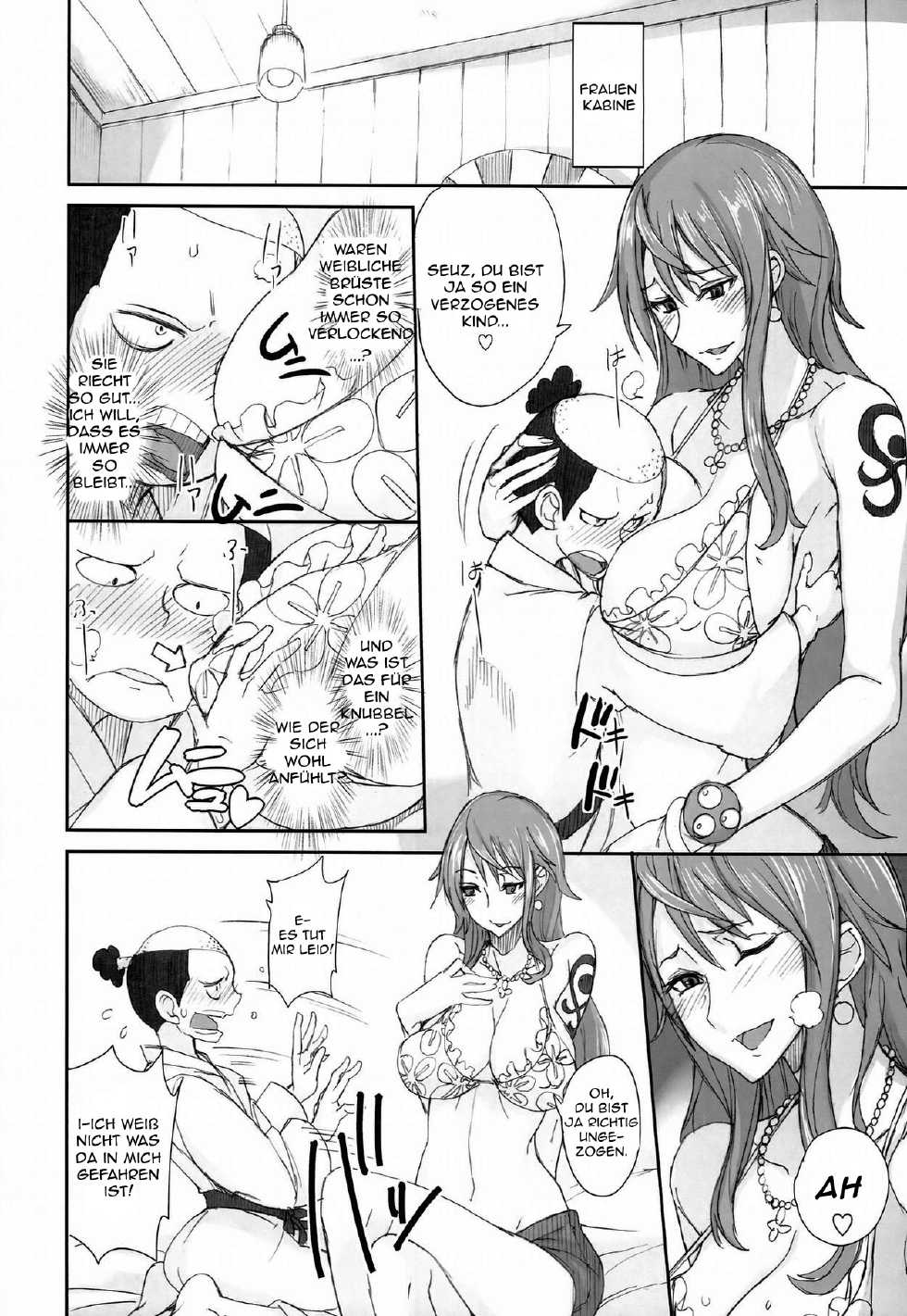 (COMIC1☆8) [Majimeya (Isao)] Grandline Chronicle 3 Momo ☆ Momo (One Piece) [German] [Heckenritter] - Page 5