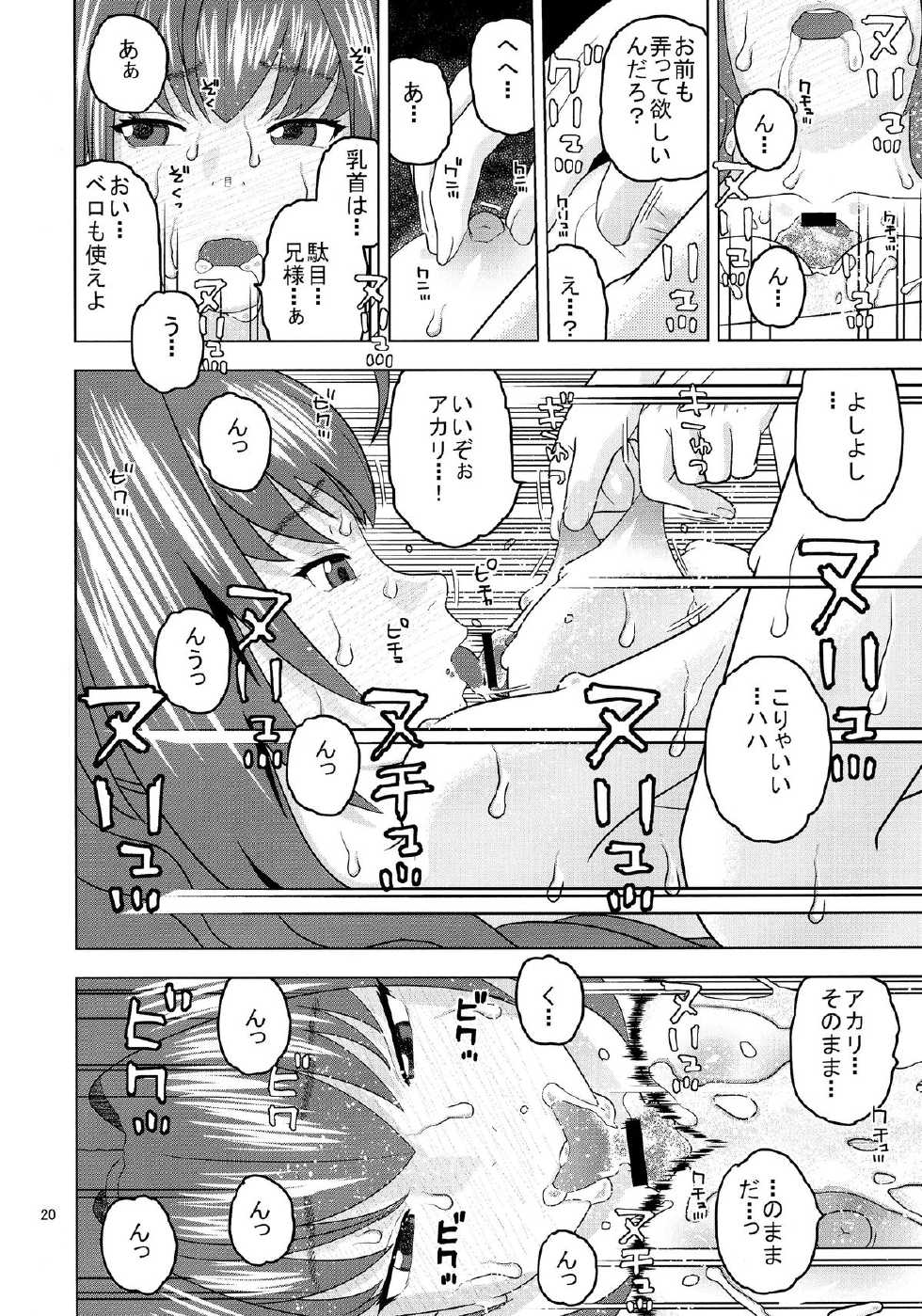 (C87) [Studio Wallaby (Niiruma Kenji)] Akari wa Nii-sama ga Daisuki de Nandemo Iu Koto o Kikimasu (Hitsugi no Chaika) - Page 20