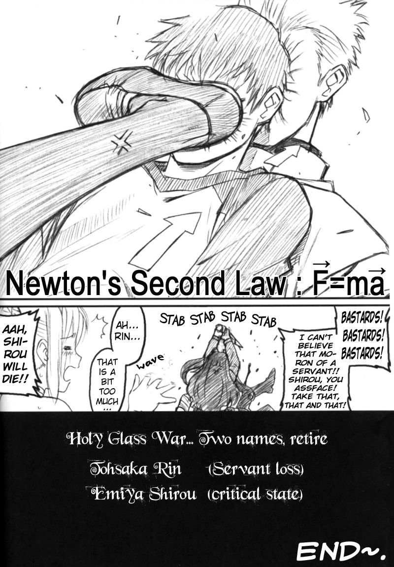 (C66) [TEX-MEX (Red Bear)] Ore Bitoppa Gag Manga Ichigou | A strawberries manga with gags as wacko as an abalone (Fate / Shisei Yon shiki Doujin) (Fate/stay night) [English] [Baiken] - Page 8