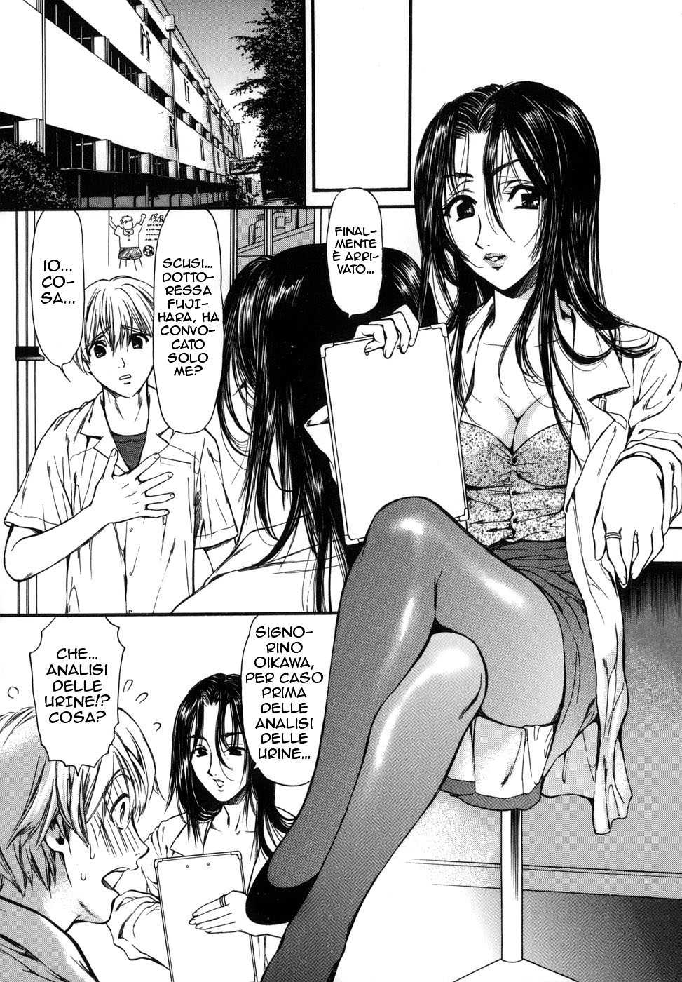 [Houruri] Fujihara Sensei no Kenkou Chousaroku | Il Procedimento D'indagine Sanitaria della Dottoressa Fujihara (Netsu Shisen) [Italian] [Hentai Fantasy] - Page 2