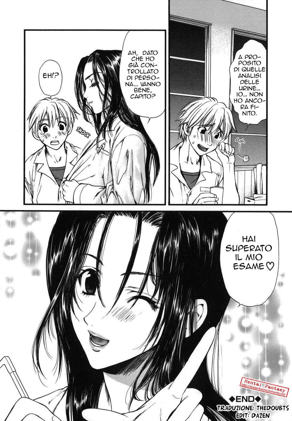 [Houruri] Fujihara Sensei no Kenkou Chousaroku | Il Procedimento D'indagine Sanitaria della Dottoressa Fujihara (Netsu Shisen) [Italian] [Hentai Fantasy] - Page 18