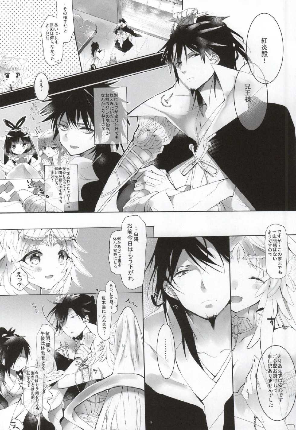 (SPARK9) [sardonyx (Shiru)] ANGELUS. (Magi: The Labyrinth of Magic) - Page 3