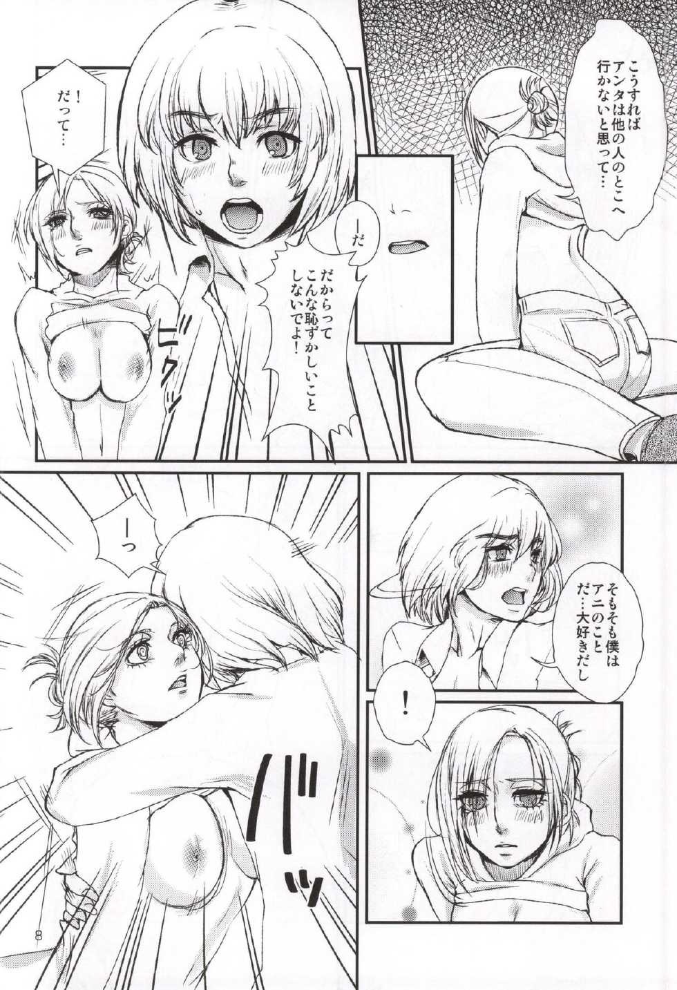 (C86) [Empty Room (Sanada)] Lion sudden change (Shingeki no Kyojin) - Page 7