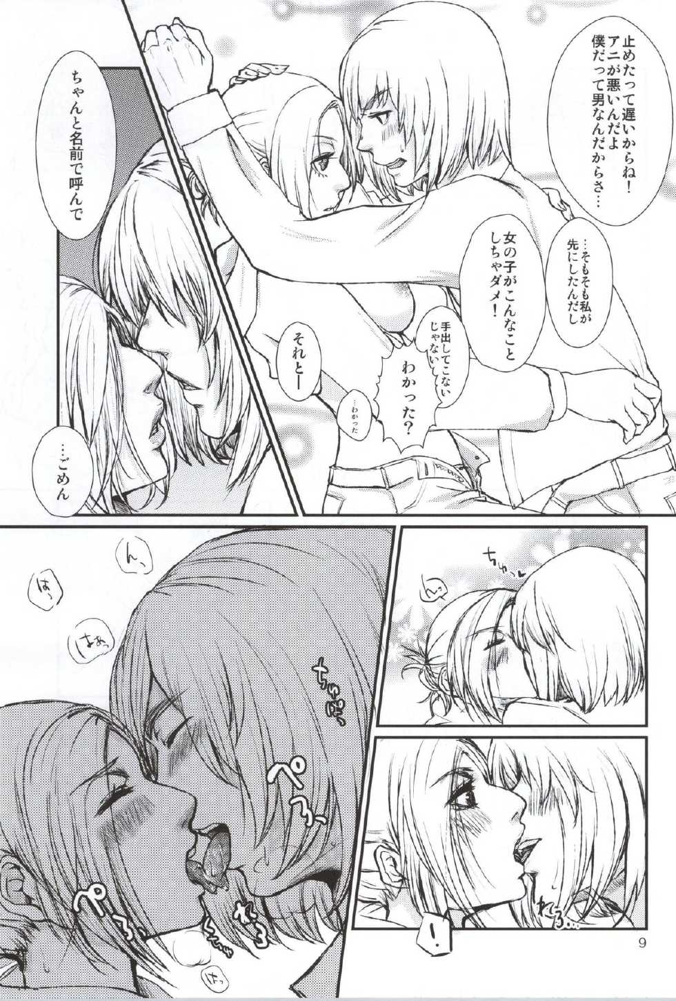 (C86) [Empty Room (Sanada)] Lion sudden change (Shingeki no Kyojin) - Page 8