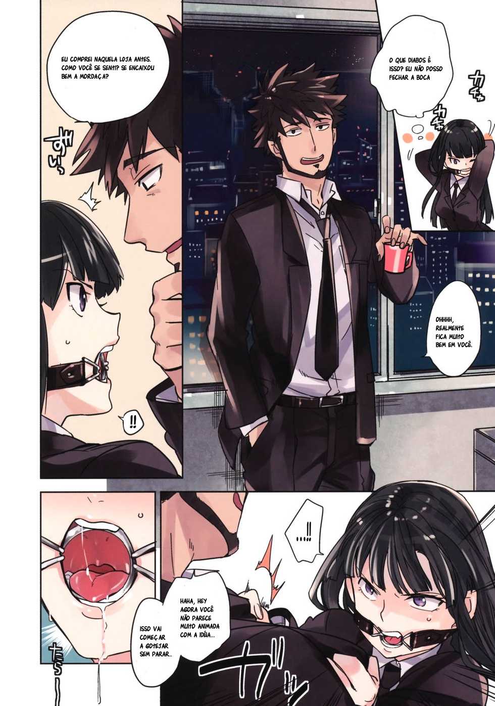 (C80) [goo-paaa (ocha)] Leather face (DARKER THAN BLACK) [Portuguese-BR] [Haruka Tenoh] - Page 6