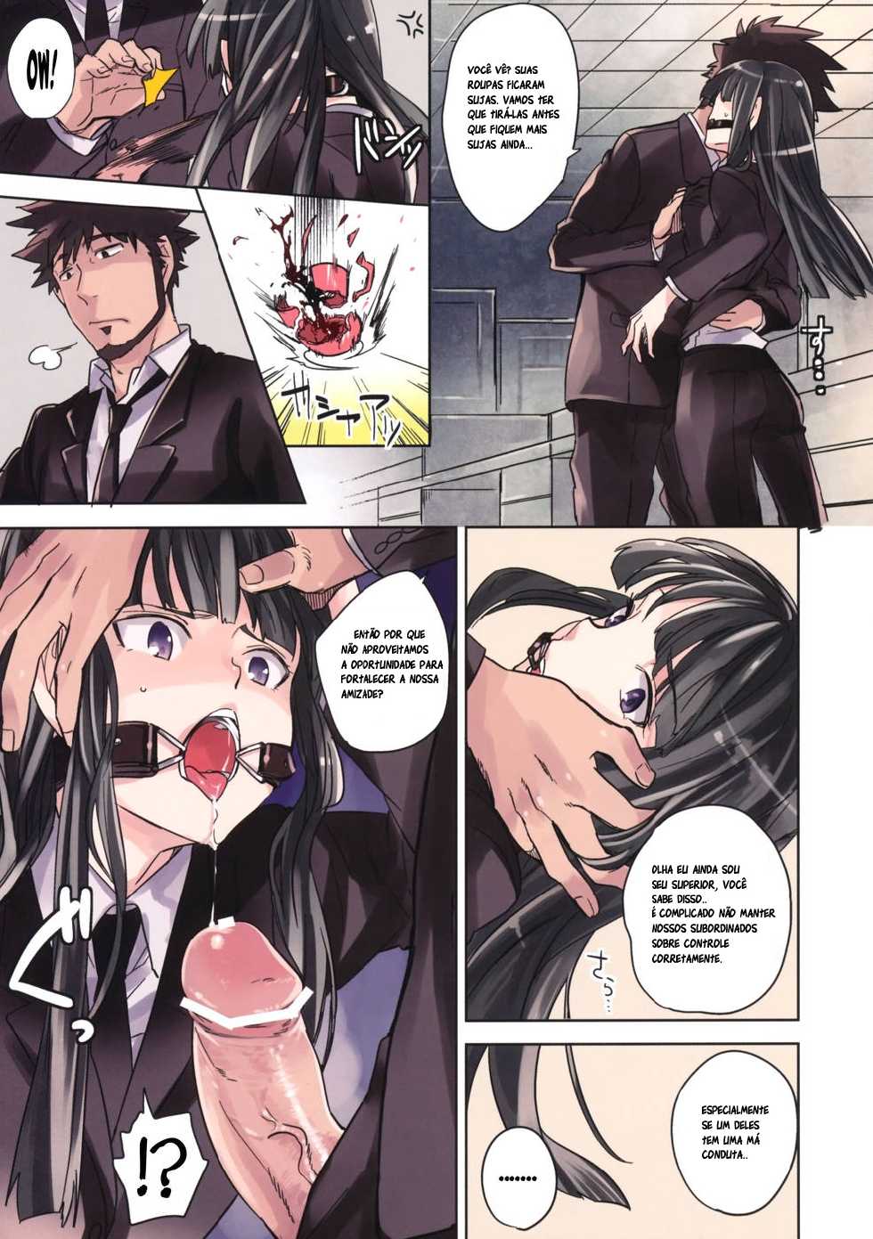 (C80) [goo-paaa (ocha)] Leather face (DARKER THAN BLACK) [Portuguese-BR] [Haruka Tenoh] - Page 7