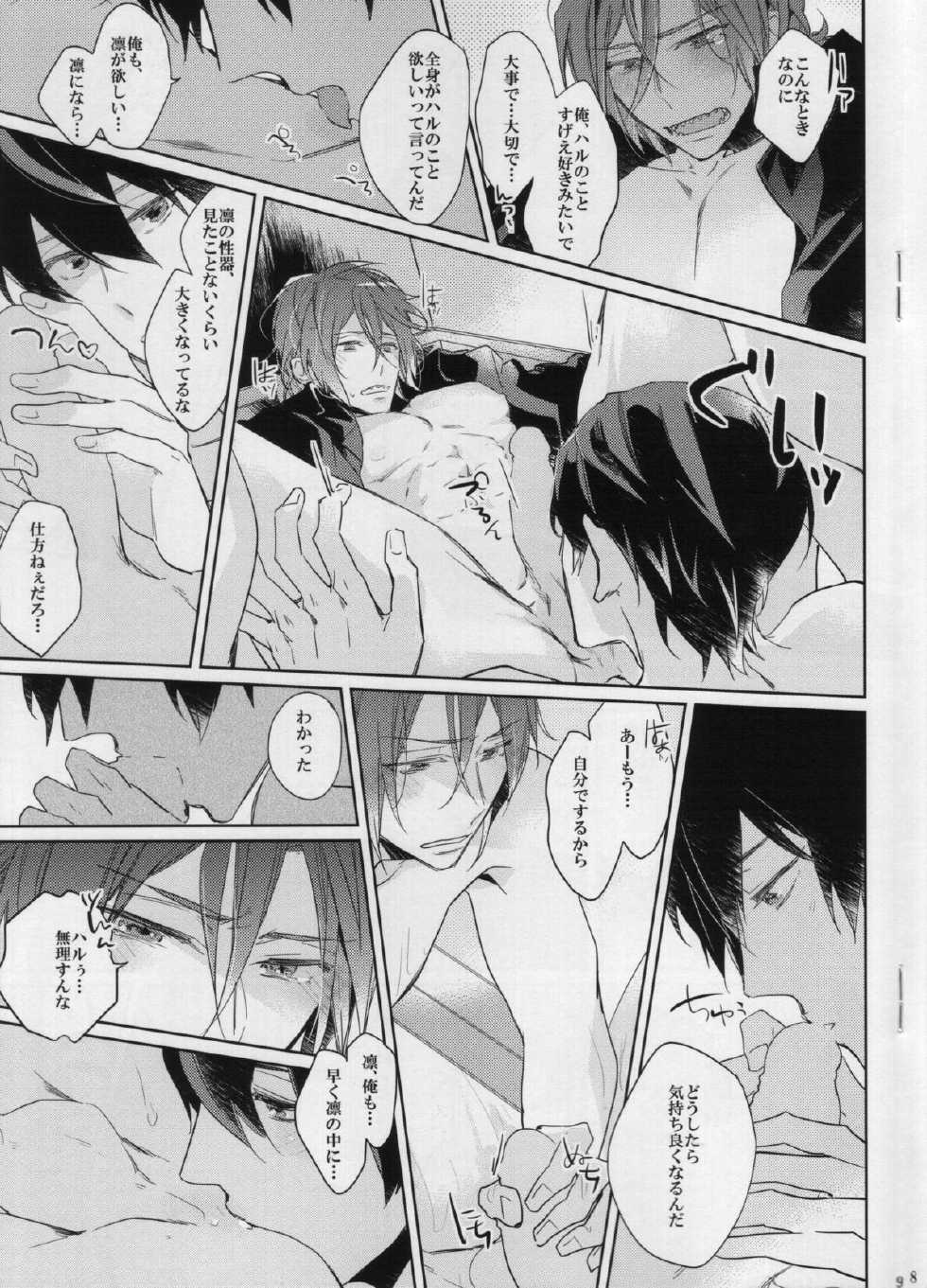 (C87) [mimee] Ore to Omae no Miracle Love (Free!) - Page 9