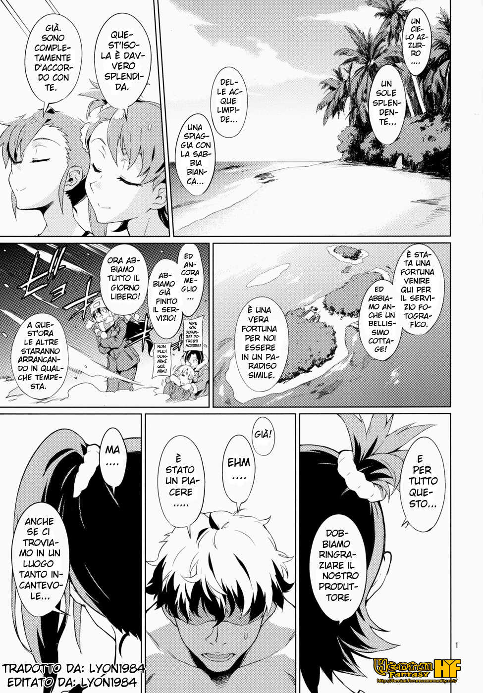 [Chotto Dake Aruyo. (Takemura Sesshu)] Shima-Hen | Island Edition (THE iDOLM@STER) [Italian] {Hentai Fantasy} [Digital] - Page 2