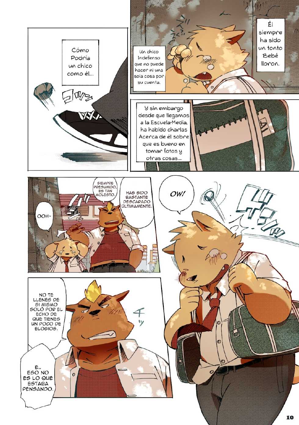 [Goroujirou (Jiroh)] Mekko Rarekko [Spanish] [Tiger_Kanji] [Colorized] [Digital] - Page 9