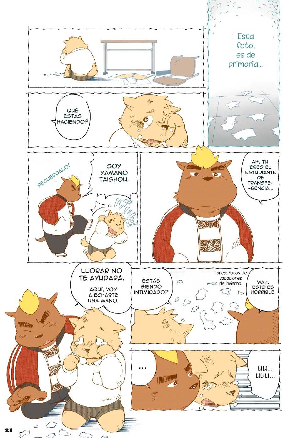 [Goroujirou (Jiroh)] Mekko Rarekko [Spanish] [Tiger_Kanji] [Colorized] [Digital] - Page 20