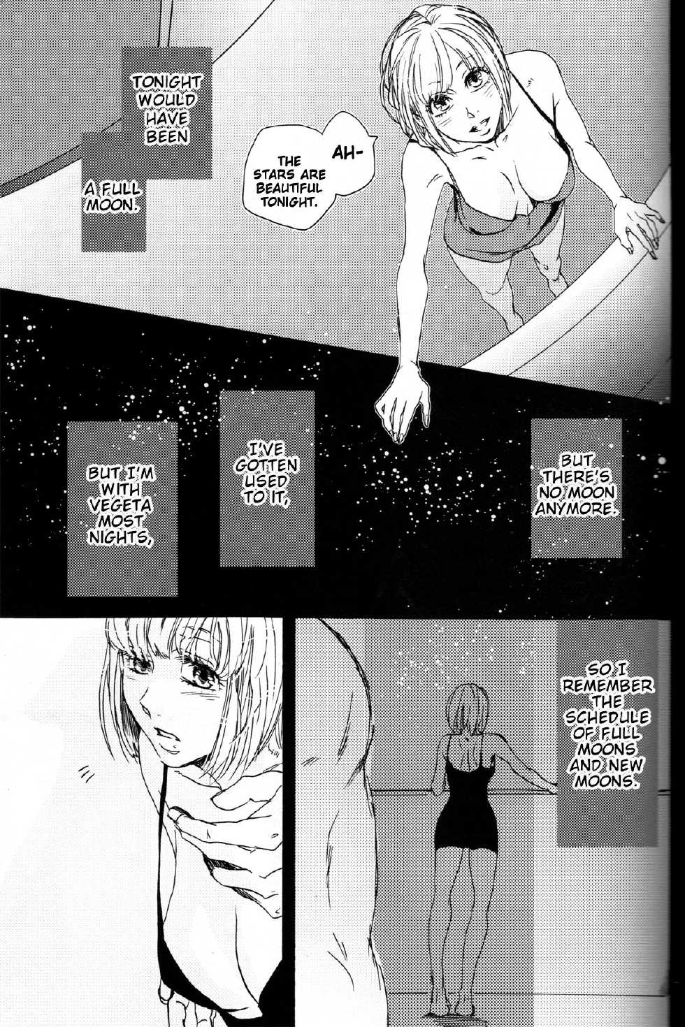 (C82) [Hatarakimasen.. (Oniyuri)] The drop of moonlight (Dragon Ball Z) [English] [something or nothing scans] - Page 7