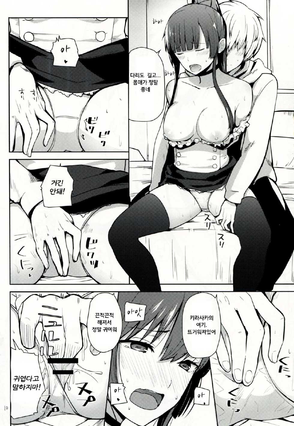 (COMIC1☆8) [AMAYADORI+(Harenochiame)] Choro zaka nante iwa nai de (Strike the Blood) [Korean] [fmko] - Page 9