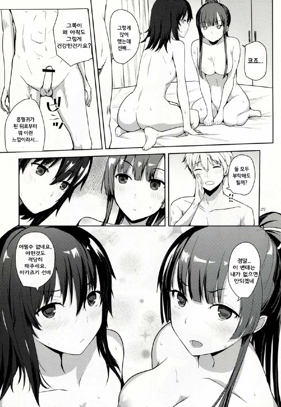(COMIC1☆8) [AMAYADORI+(Harenochiame)] Choro zaka nante iwa nai de (Strike the Blood) [Korean] [fmko] - Page 26