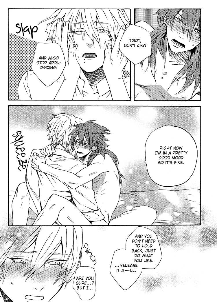 (C82) [OKKi (nebo)] Netsu Bousou (DRAMAtical Murder) [English] [Silver Lining] - Page 28
