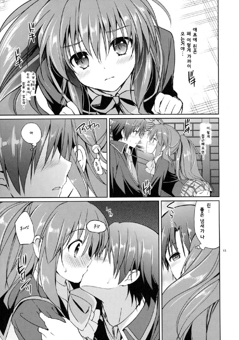 (C85) [Kurimomo (Tsukako)] Kirakiraboshi (Little Busters!) [Korean] [Team Dog Drip] - Page 13