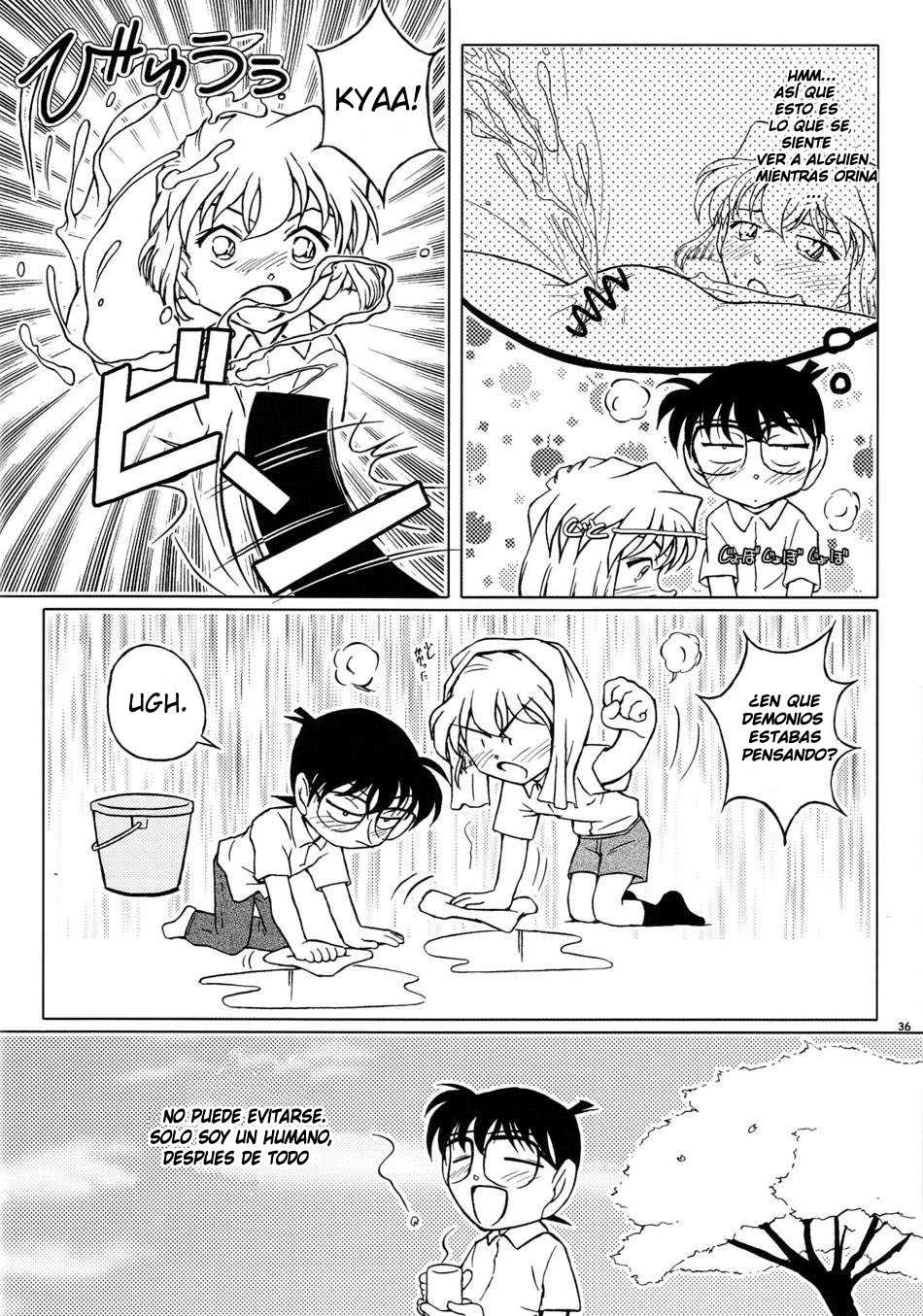 (C68) [studio empty (Nishi)] Aru ai no uta (Detective Conan) [Spanish] - Page 35