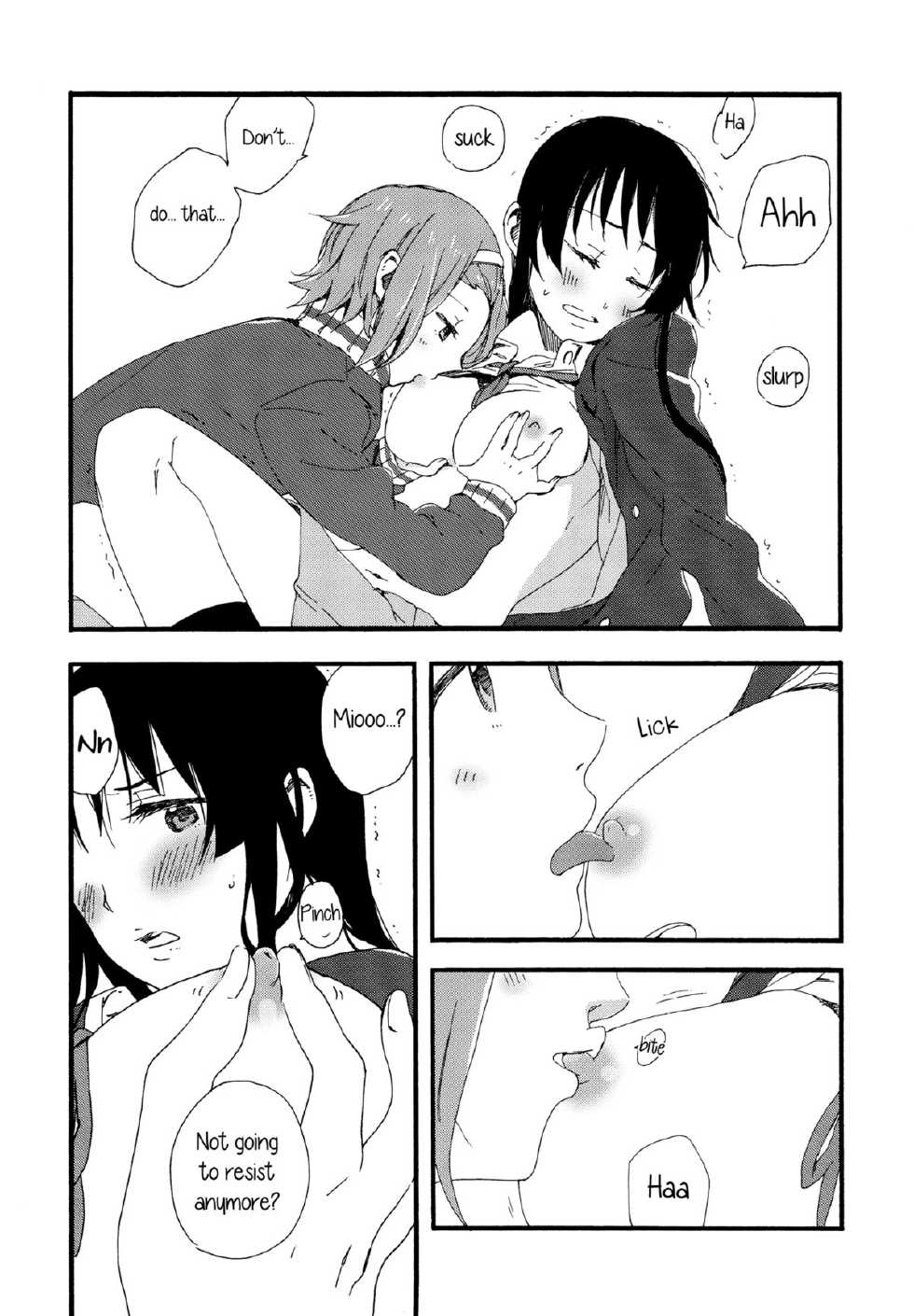 (C87) [Super Sentou, The Shakya (Fukutarou, Oke)] Otona no RitsuMio Hangyaku Hen | MioRitsu for Adults - Rebellion Story (K-ON!) [English] [Yuri-ism] - Page 29