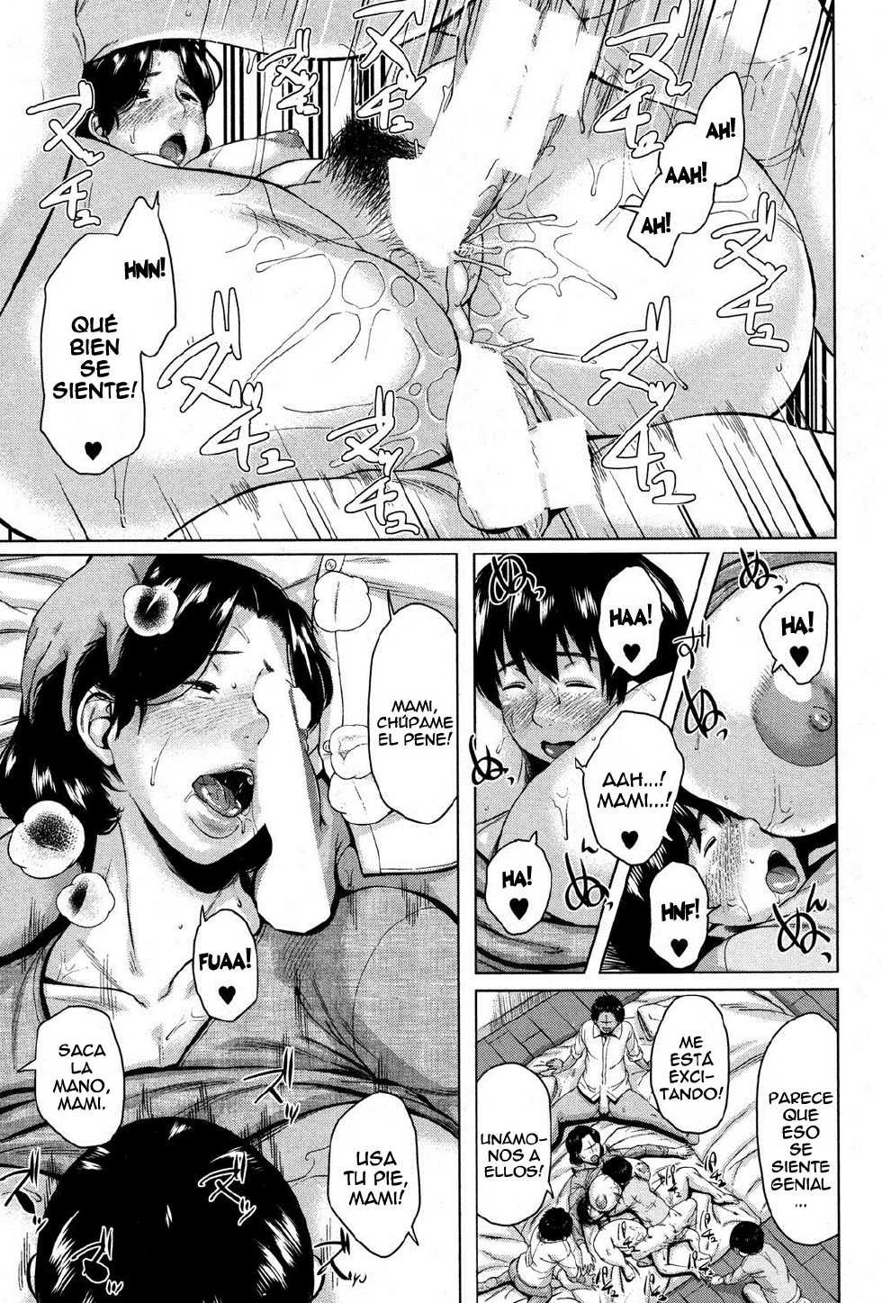 [Jitsuma] Boshishishishishishi Soukan | El Adulterio de Una Madre y Sus 6 Hijos (COMIC MILF 2014-08 Vol. 19) [Spanish] {Cark-san} [Digital] - Page 21