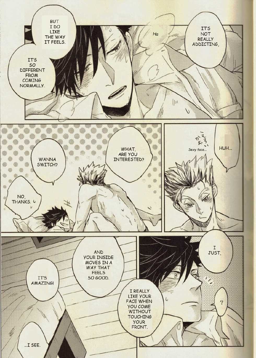 (C86) [Takamachi (Zenra)] Live Not To Eat, But Eat To Live! (Haikyuu!!) [English] - Page 20