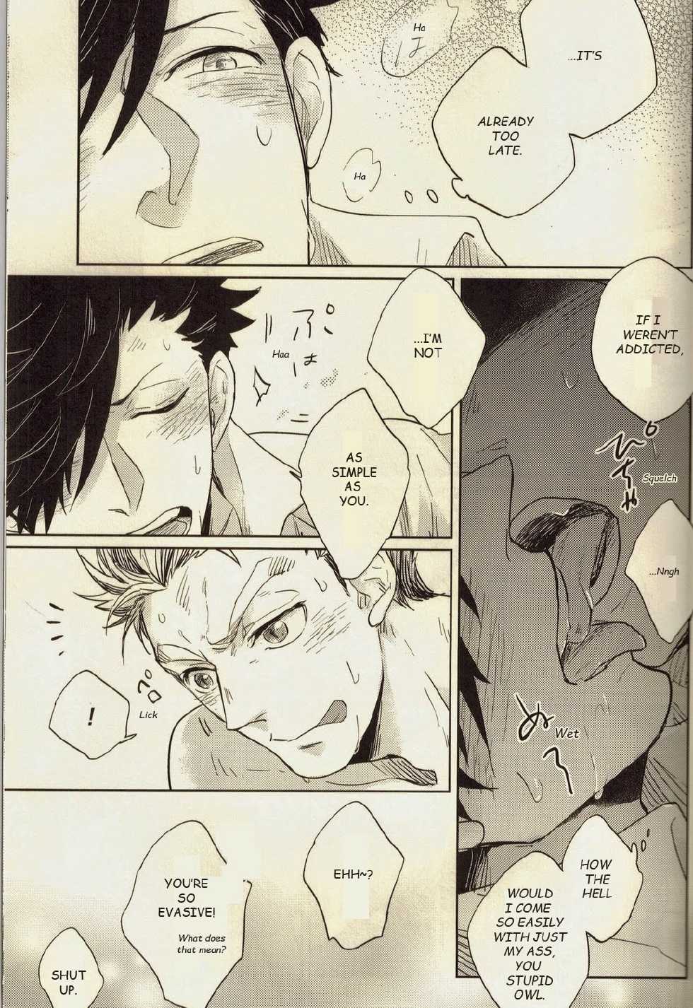 (C86) [Takamachi (Zenra)] Live Not To Eat, But Eat To Live! (Haikyuu!!) [English] - Page 22