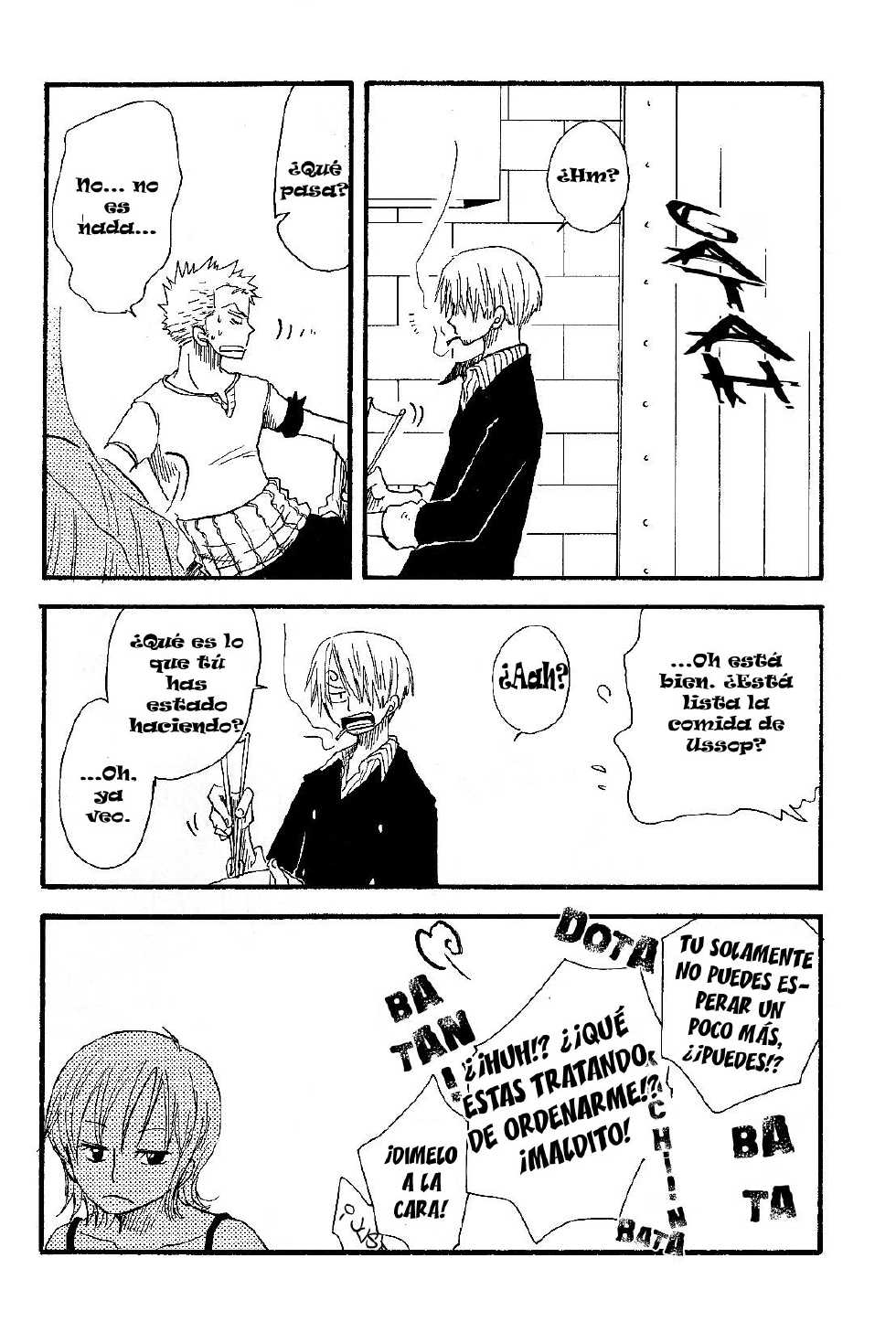 [CHANNEL KING (Fujisaki Kazuko)] Dakishimetara Kiss o Shiyou. (One Piece) [Spanish] [Hao Scanlations] - Page 3