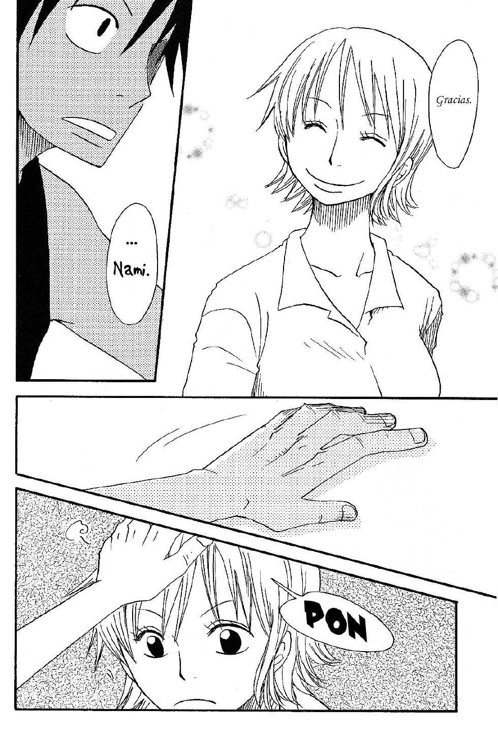 [CHANNEL KING (Fujisaki Kazuko)] Dakishimetara Kiss o Shiyou. (One Piece) [Spanish] [Hao Scanlations] - Page 11