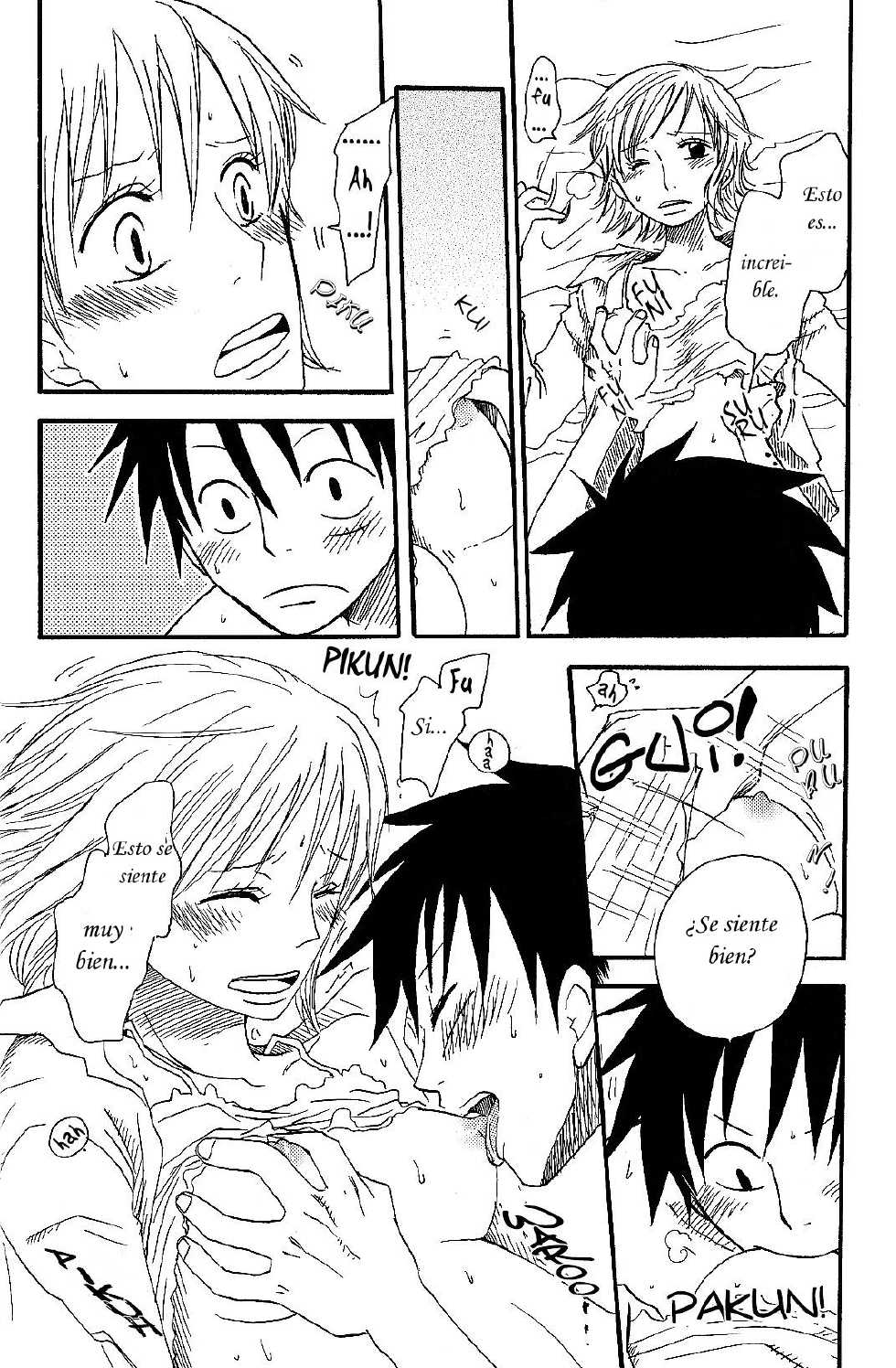 [CHANNEL KING (Fujisaki Kazuko)] Dakishimetara Kiss o Shiyou. (One Piece) [Spanish] [Hao Scanlations] - Page 21
