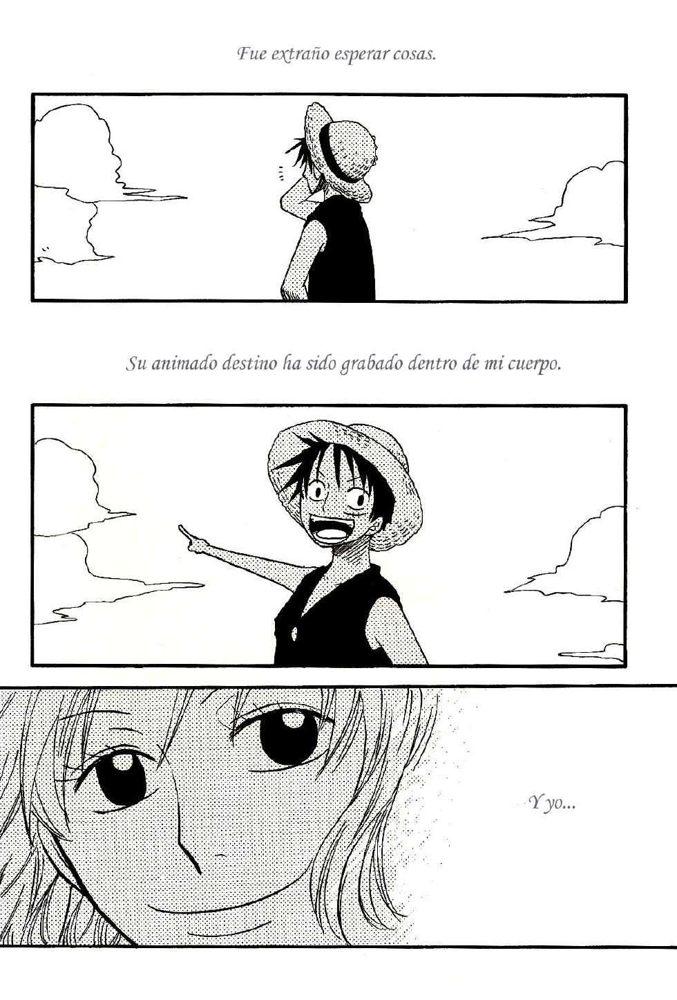 [CHANNEL KING (Fujisaki Kazuko)] Dakishimetara Kiss o Shiyou. (One Piece) [Spanish] [Hao Scanlations] - Page 33