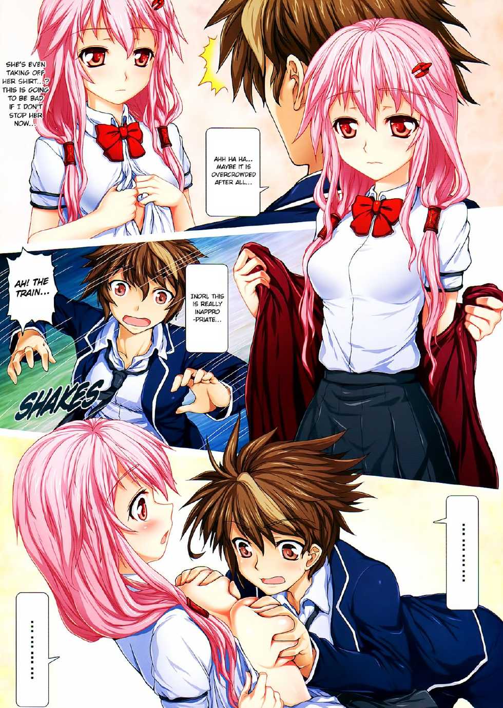 (FF19) [AOKIHOSHI (Flyking)] Shuu to Inori no Rouman Shiki | Romance of Shuu and Inori (Guilty Crown) [English] [EHCOVE] - Page 4