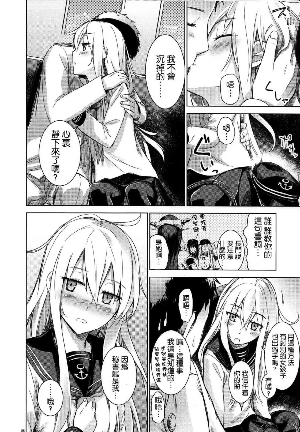 (C85) [infinity line (Misato Nana)] Shinrai Shiteru yo Shireikan (Kantai Collection -KanColle-) [Chinese] [无毒汉化组] - Page 10