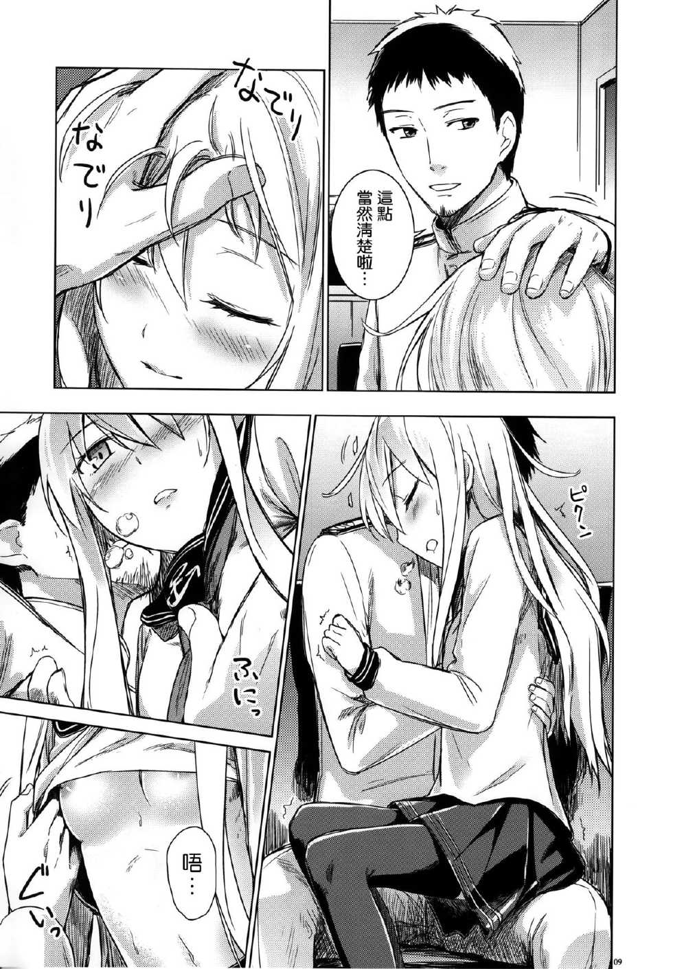 (C85) [infinity line (Misato Nana)] Shinrai Shiteru yo Shireikan (Kantai Collection -KanColle-) [Chinese] [无毒汉化组] - Page 11