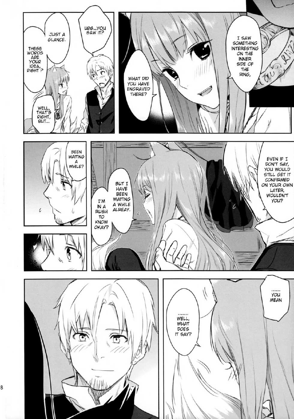 (C83) [Ajisaidenden (Kawakami Rokkaku, Takanashi Rei)] Harvest II (Spice and Wolf) [English] [VLtrans] [Decensored] - Page 18