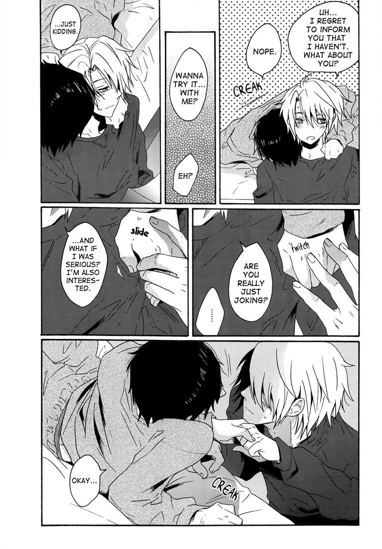 [Zerohaku (Fuji Mako)] Soto wa Hame, Blue, Hoshi wa Mienai | Rain outside, Blue, Can't see the stars (The Melancholy of Haruhi Suzumiya) [English] [Lady Phantomhive] - Page 9