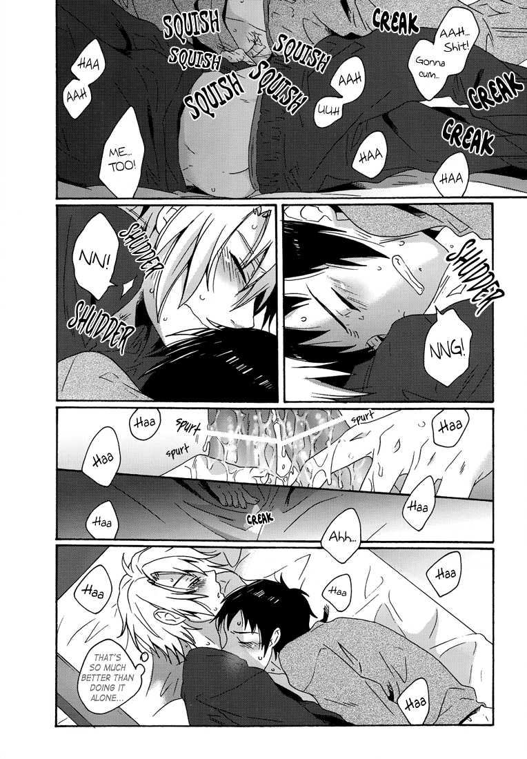 [Zerohaku (Fuji Mako)] Soto wa Hame, Blue, Hoshi wa Mienai | Rain outside, Blue, Can't see the stars (The Melancholy of Haruhi Suzumiya) [English] [Lady Phantomhive] - Page 13