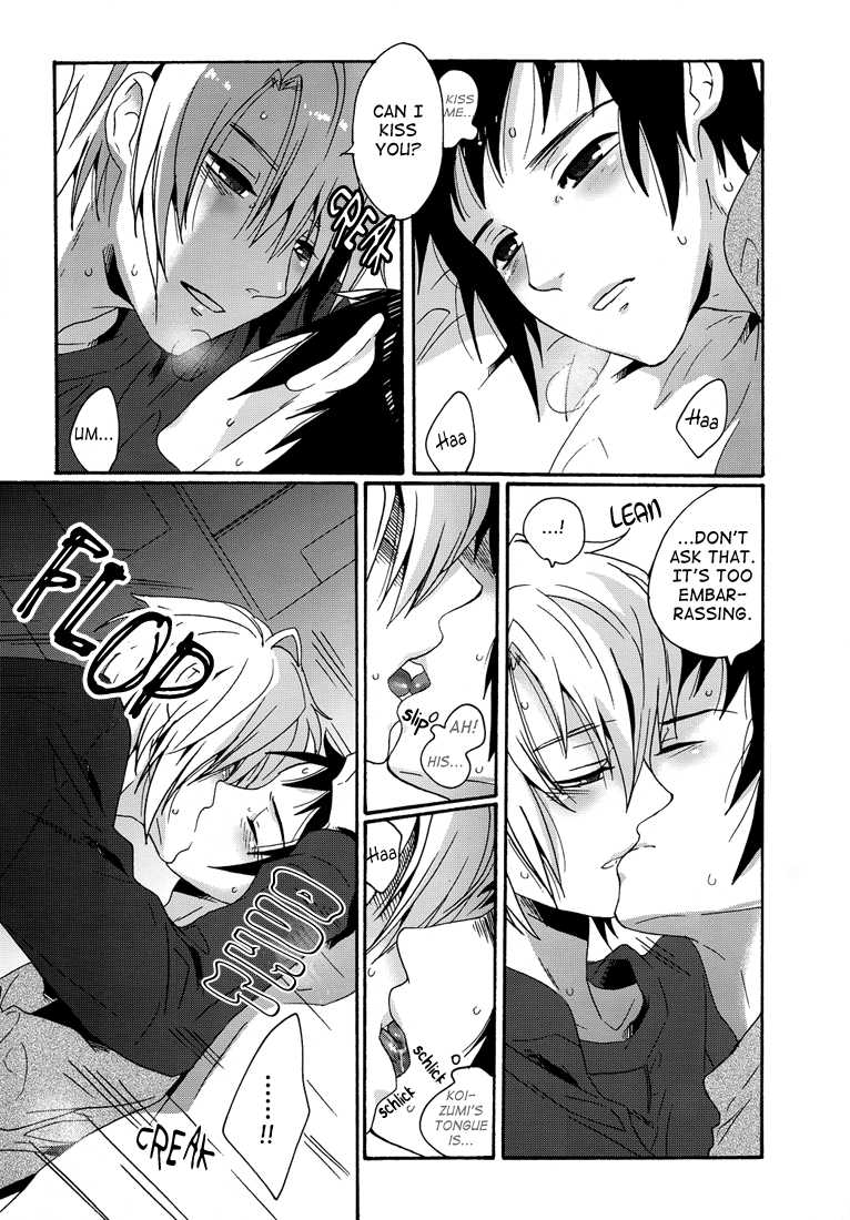 [Zerohaku (Fuji Mako)] Soto wa Hame, Blue, Hoshi wa Mienai | Rain outside, Blue, Can't see the stars (The Melancholy of Haruhi Suzumiya) [English] [Lady Phantomhive] - Page 14