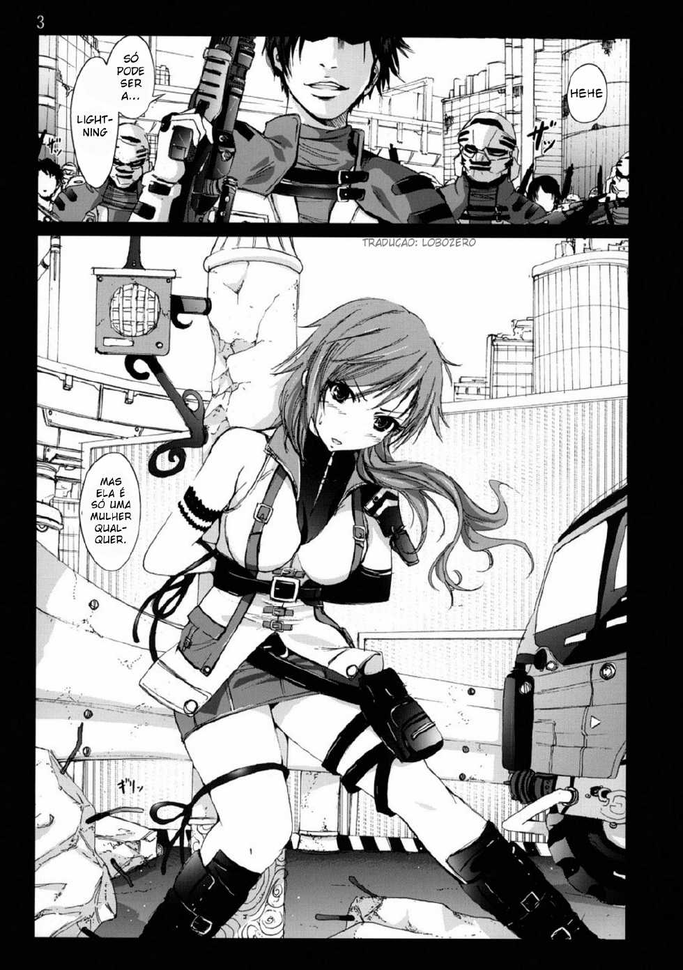 [Mokusei Zaijuu] Lightning no Zetsubou... | Lightning’s Despair (Final Fantasy XIII​) [Portuguese-BR] {Lobozero} - Page 2