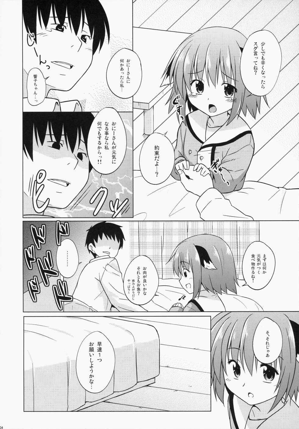 (C87) [Tonzura Douchuu (Kazawa)] Onegai! Kyouko-chan!! (Touhou Project) - Page 4