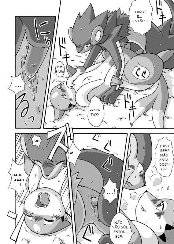 [Mikaduki Karasu] Kekka Yokereba Subete Yoshi | O Que Começa Bem, Termina Bem (Pokémon) [Portuguese-BR] [Rethsam] - Page 14
