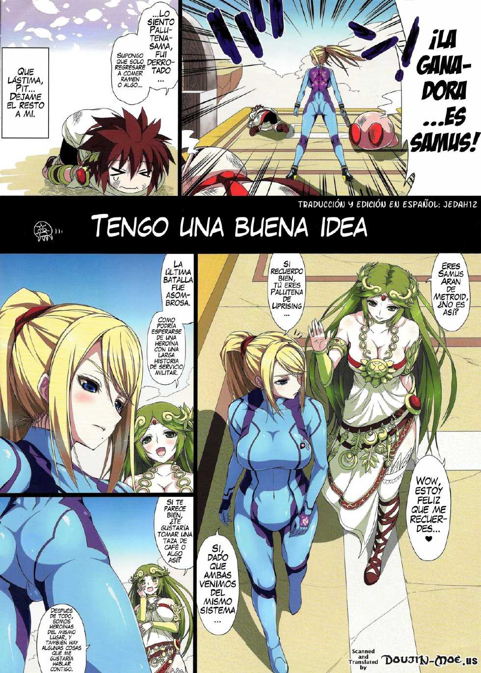 (C87) [Samidaregiri (Crowly)] Dance to Another Tune | Bailando con otra Melodia (Kid Icarus, Metroid) [Spanish] [Exiles Kingdom] - Page 2