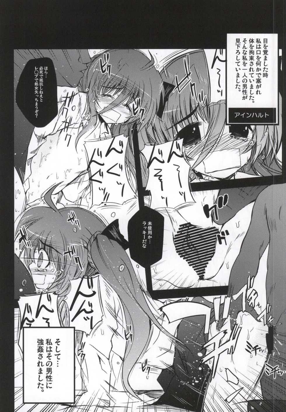 (C86) [NextPreview (MIA, Kasuki Masato)] X Report -Ketsujitsu- (Mahou Shoujo Lyrical Nanoha) - Page 7