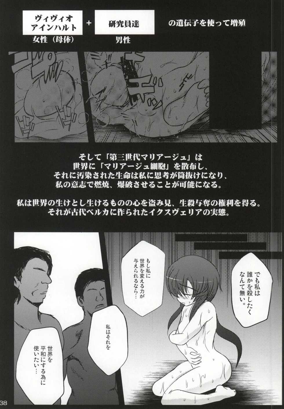 (C86) [NextPreview (MIA, Kasuki Masato)] X Report -Ketsujitsu- (Mahou Shoujo Lyrical Nanoha) - Page 35