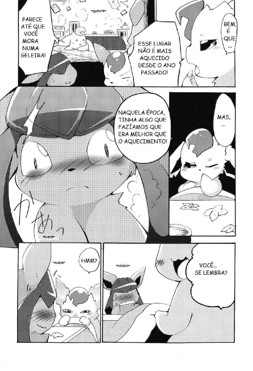 (Mofuket) [Kemono no Koshikake (Azuma Minatu)] Motto Atsui no wa Suki? | Quente Atração (Pokémon) [Portuguese-BR] [Rethsam] - Page 8