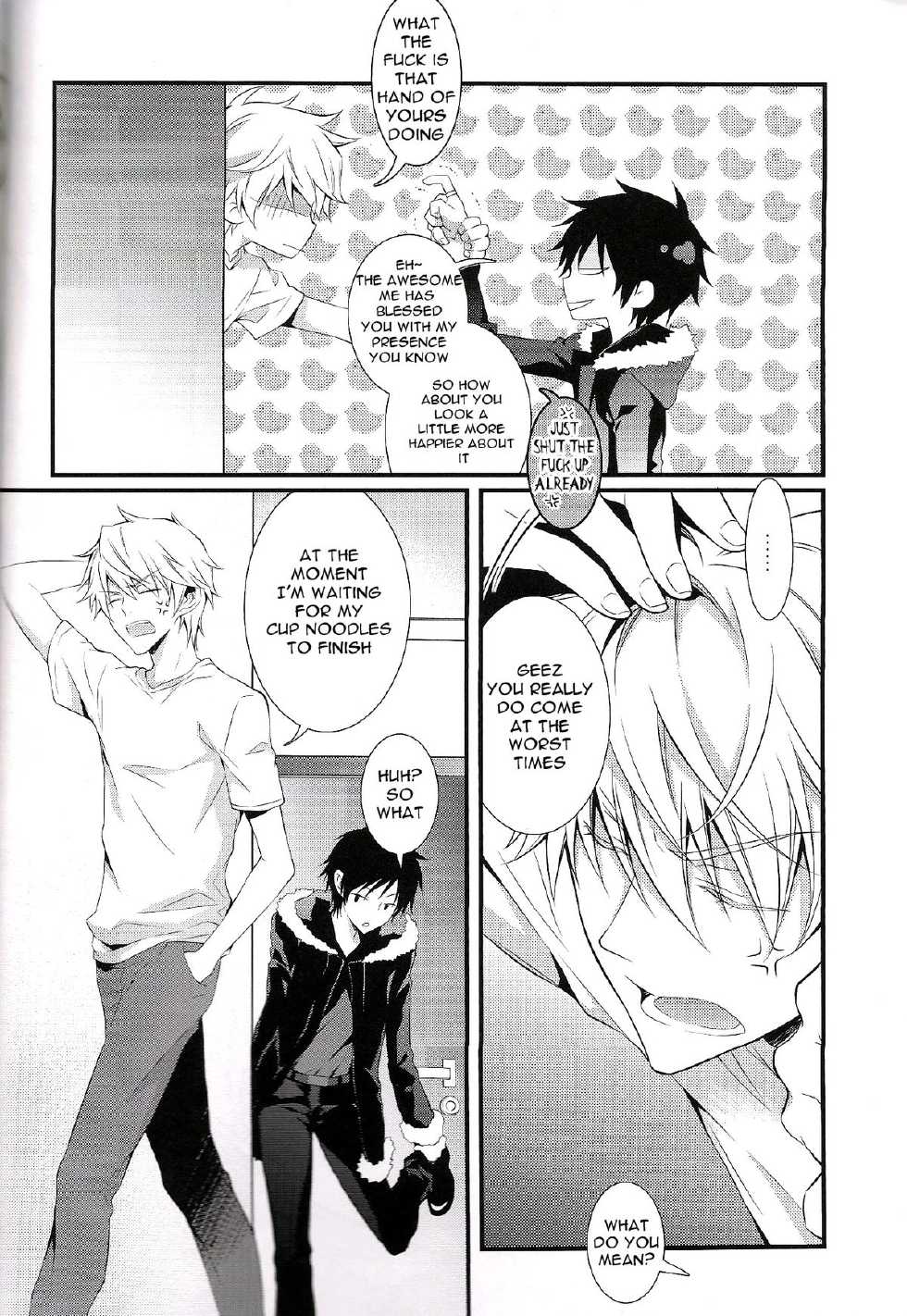 (Ikebukuro Crossroads × 6) 	[keenism (keeny)] IZAYA vs (Durarara!!) [English] [Mokkachi] - Page 3